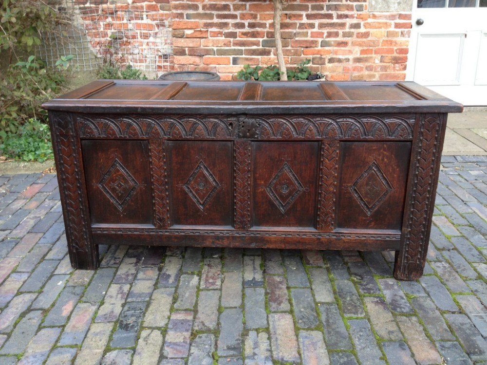 Seventeenth Century Oak Coffer