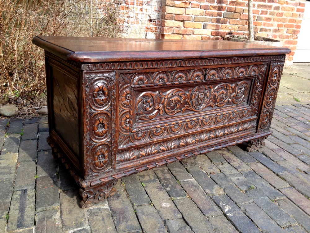 Sixteenth Century Italian Walnut Cassone
