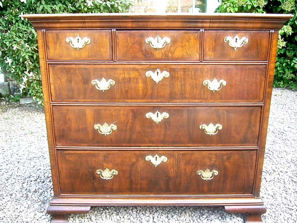 Early Eighteenth Century Walnut Chest of Drawers
