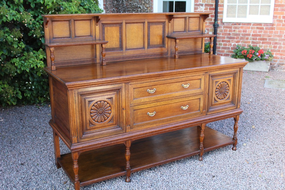 Victorian Oak Sideboard