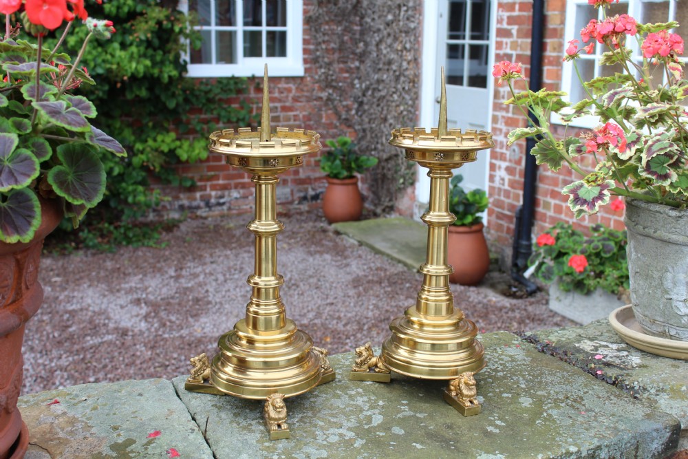 Pair of Brass Candlesticks