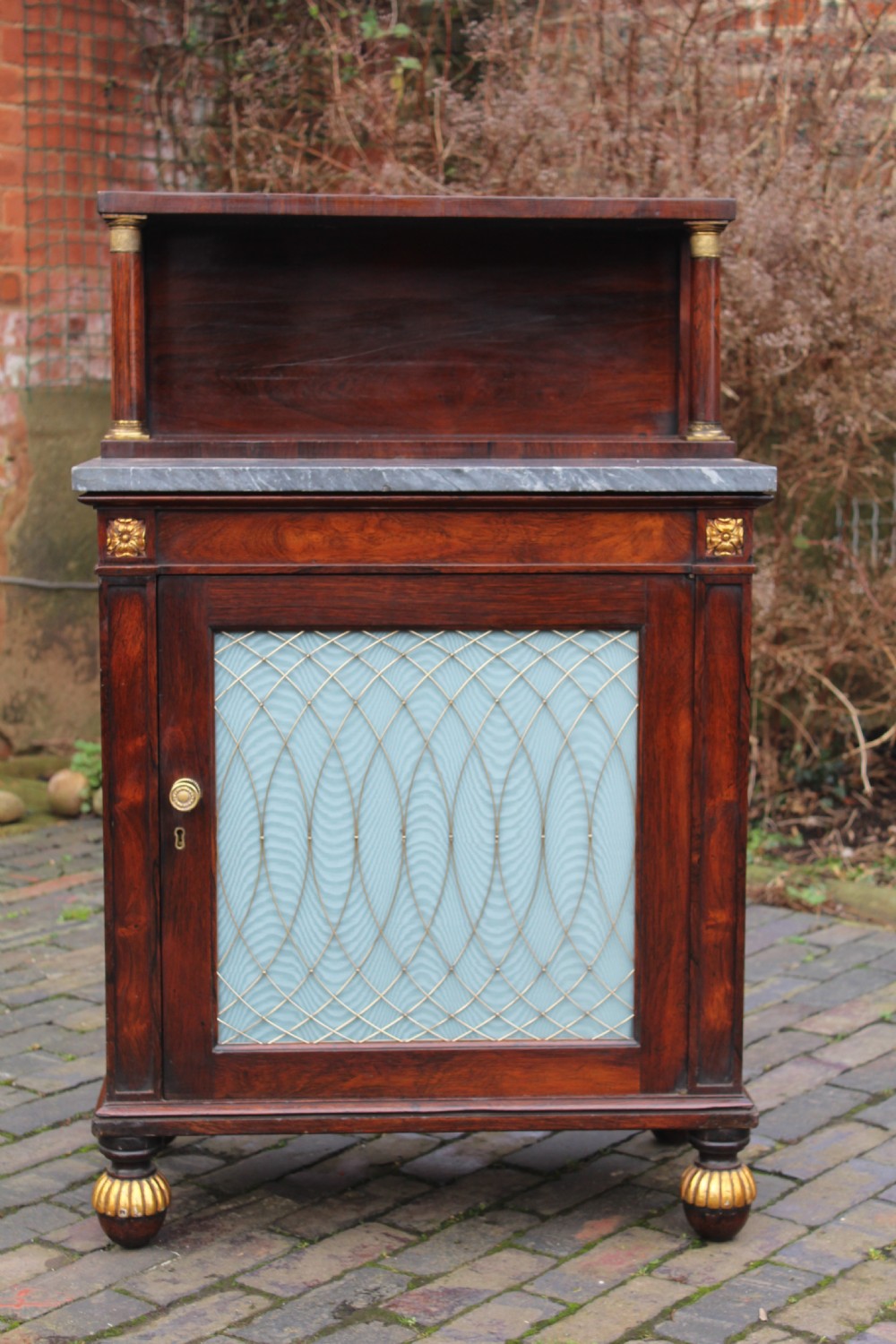 Regency Rosewood Chiffonier of Small Proportions