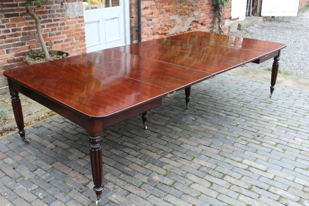 Regency 10ft  Mahogany Dining Table