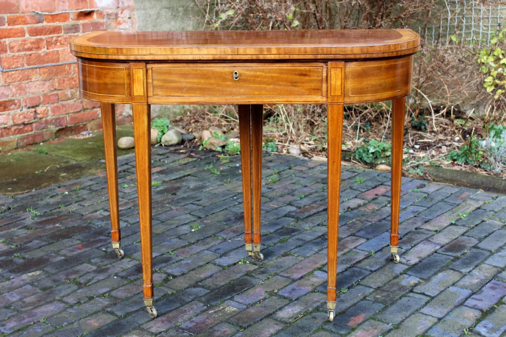 George III Mahogany Tea Table