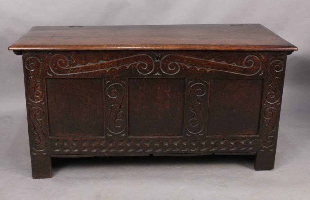Seventeenth Century Oak Coffer
