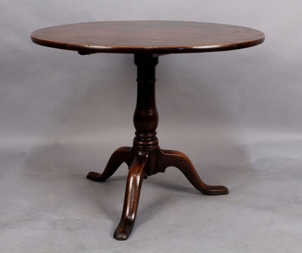 Eighteenth Century Oak Tripod table