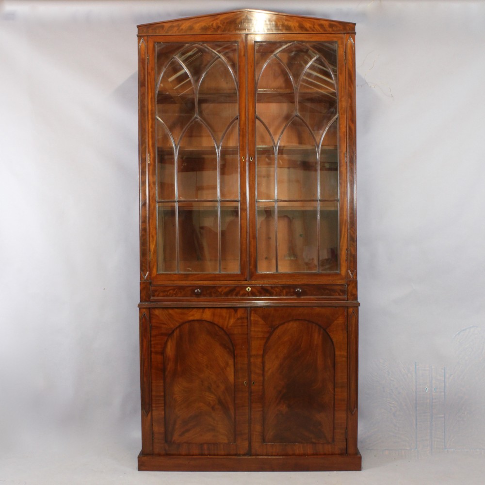 George III Mahogany Bookcase