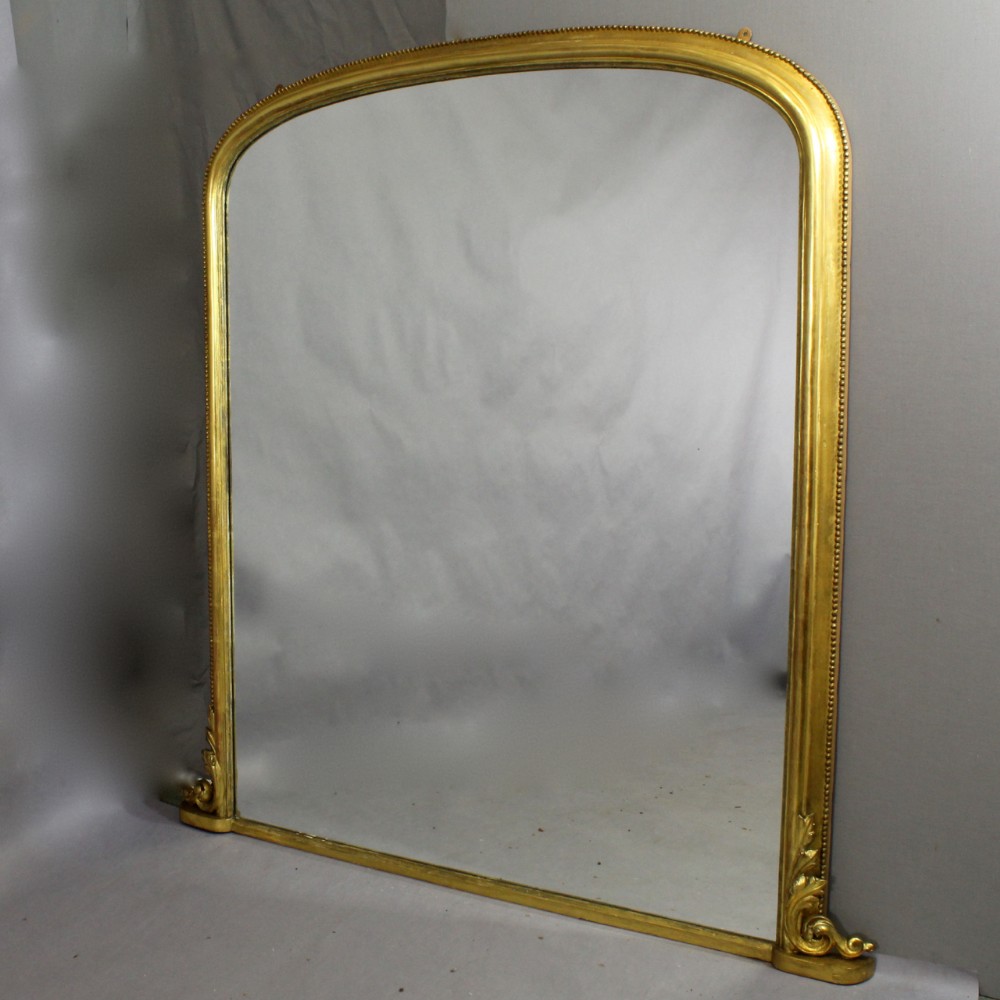 Nineteenth Century Overmantel Mirror