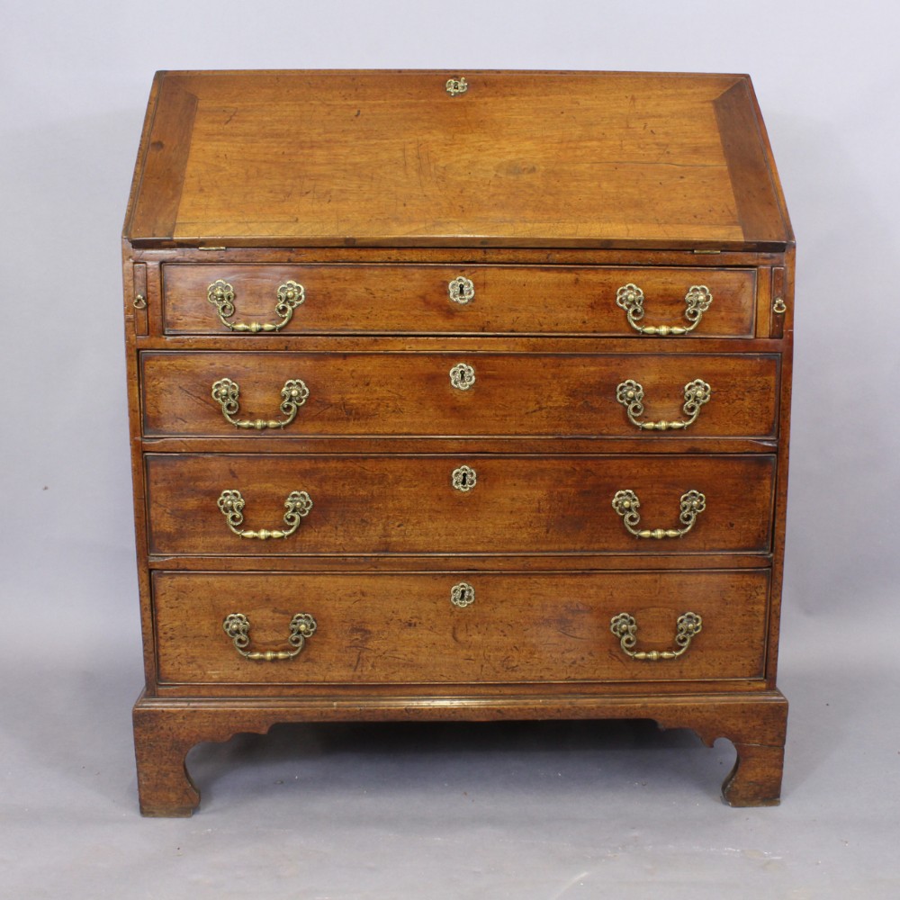 George III Mahogany Bureau