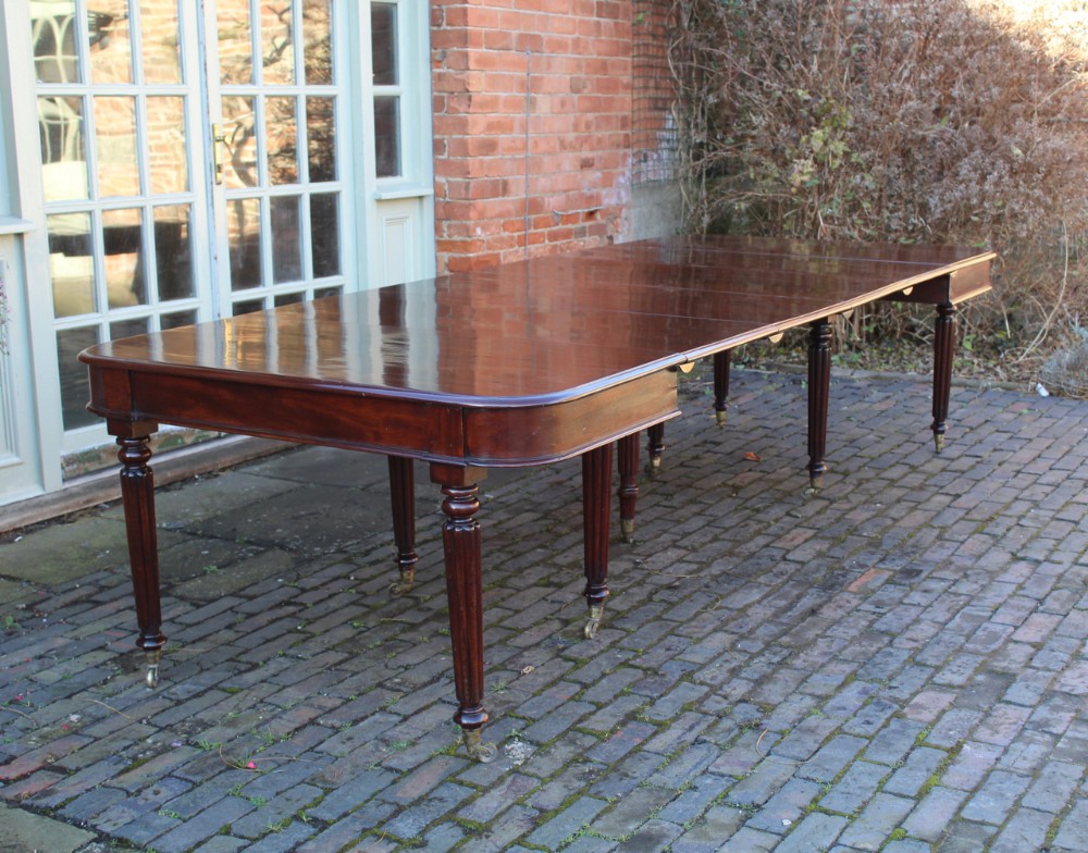 Regency Mahogany Dining Table