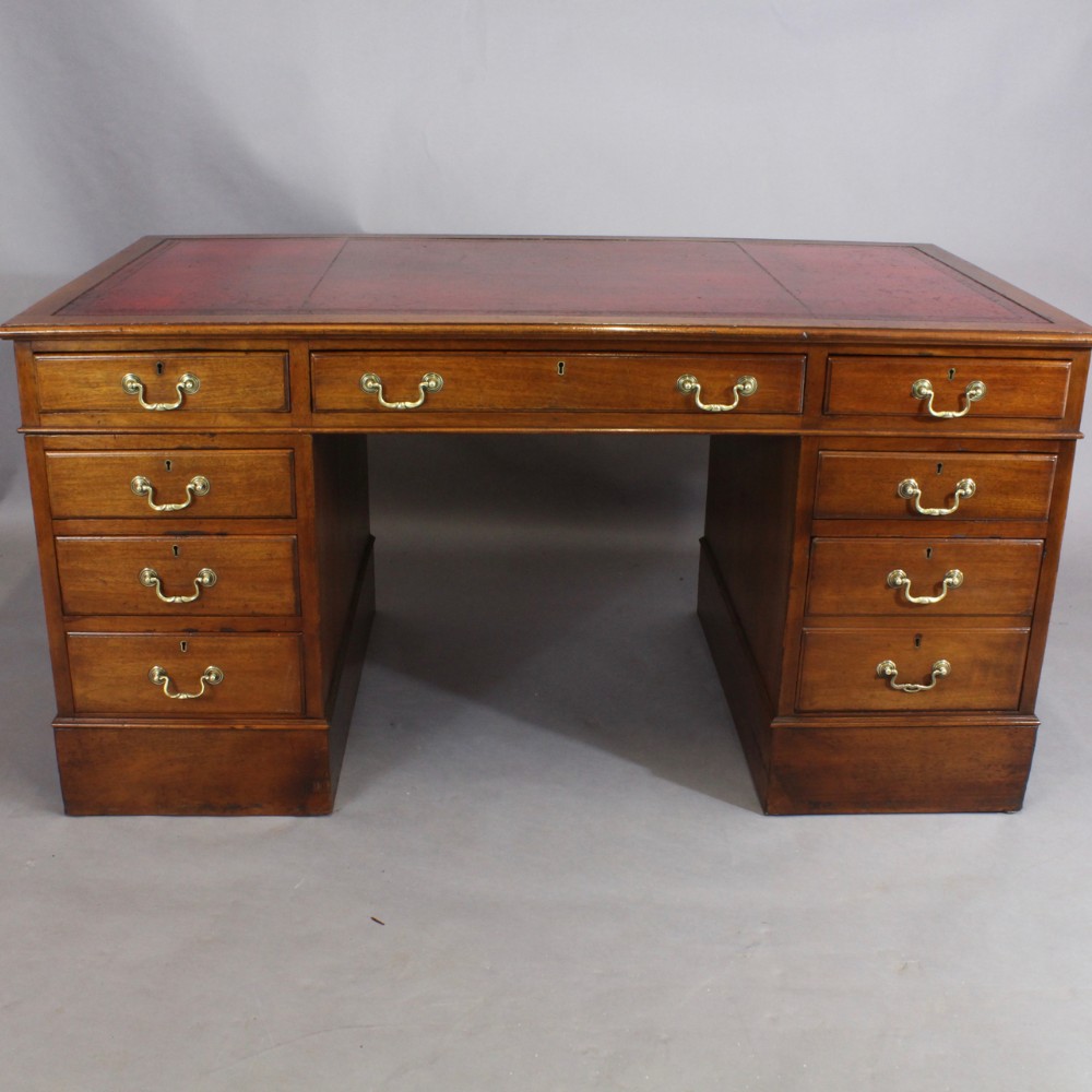 Mahogany Pedestal Desk