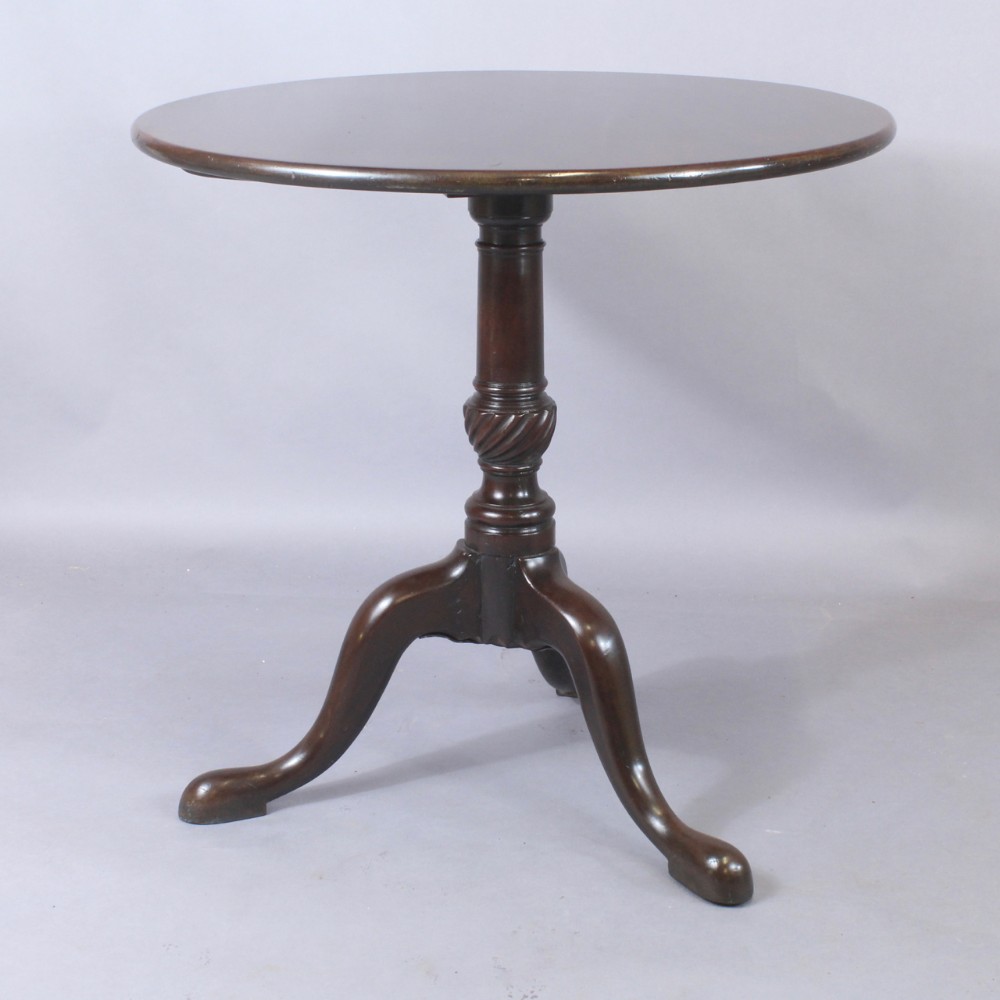 George III Mahogany Tripod Table