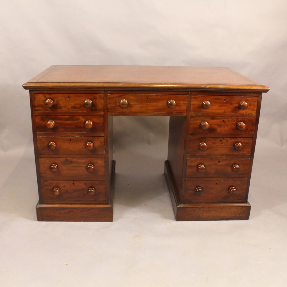 Mahogany Pedestal Desk