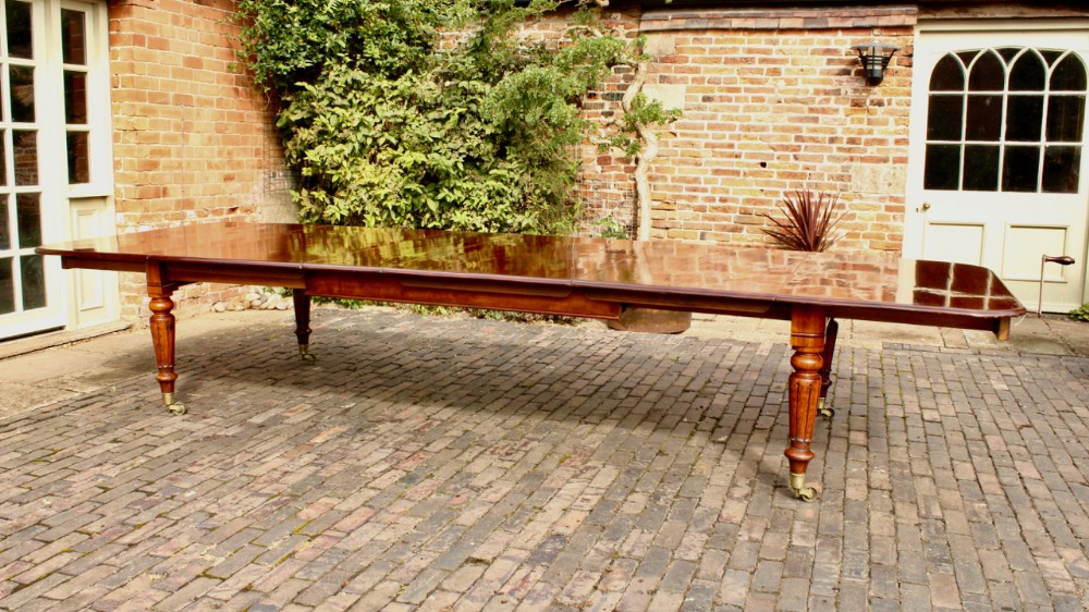 Large Mahogany Extending Dining Table
