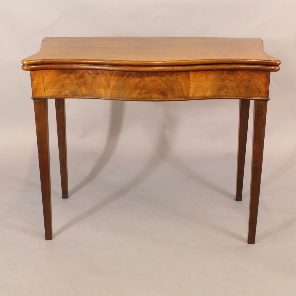 George III Mahogany Tea Table