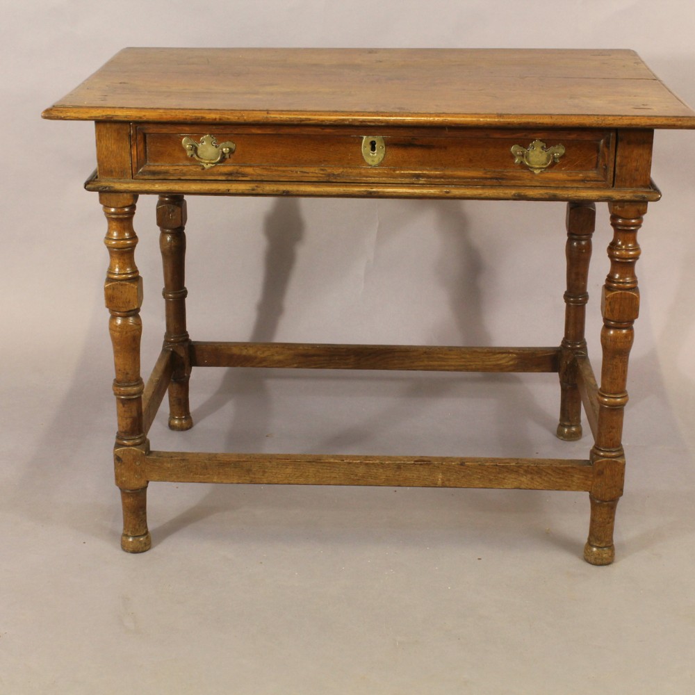 Seventeenth Century Oak Side Table
