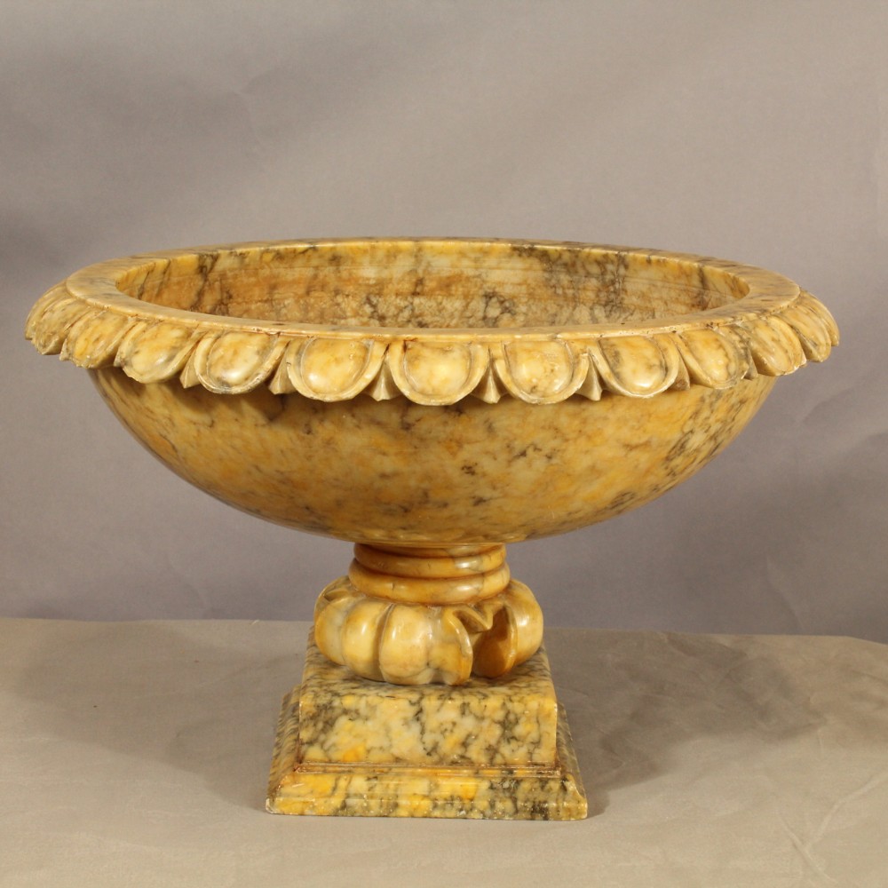 Large Siena Marble Tazza