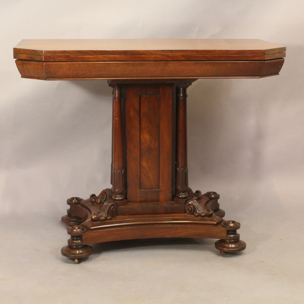 Regency Mahogany Tea Table