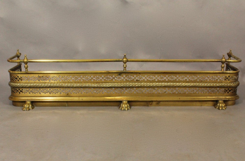 Nineteenth Century Brass Fender