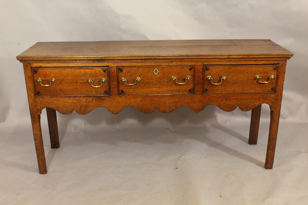 Oak Dresser Base.