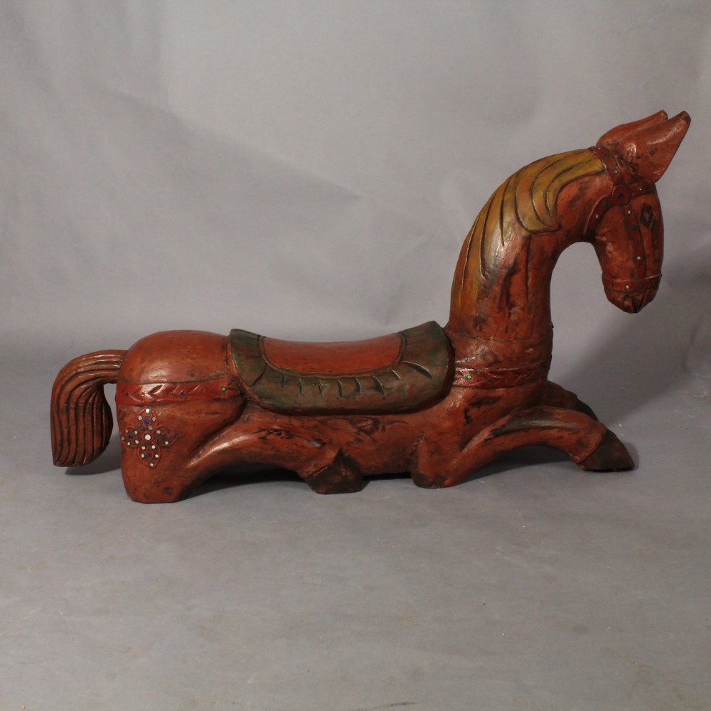 Carved Wood Horse
