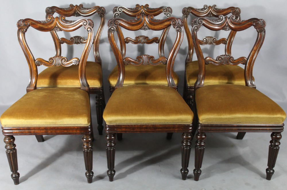 Set of Six Dining Chairs by Gillows