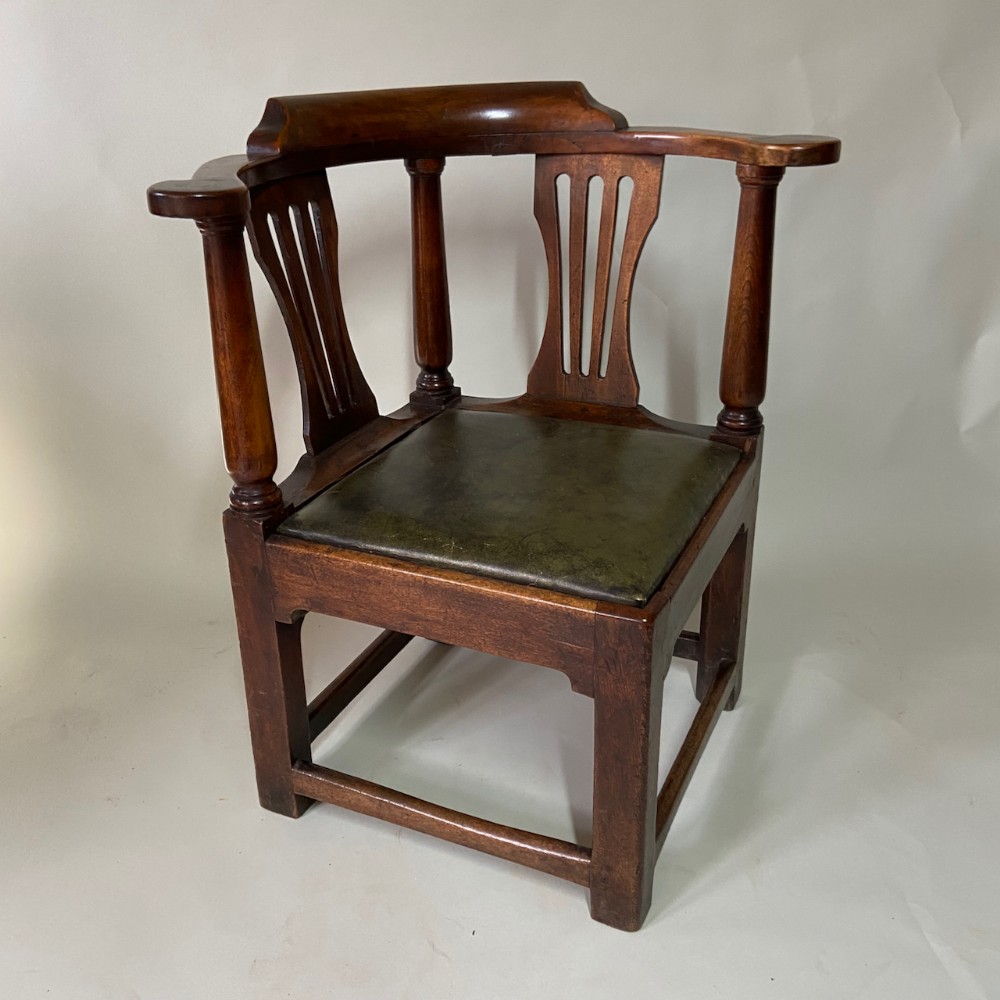 George III Fruitwood Corner Chair