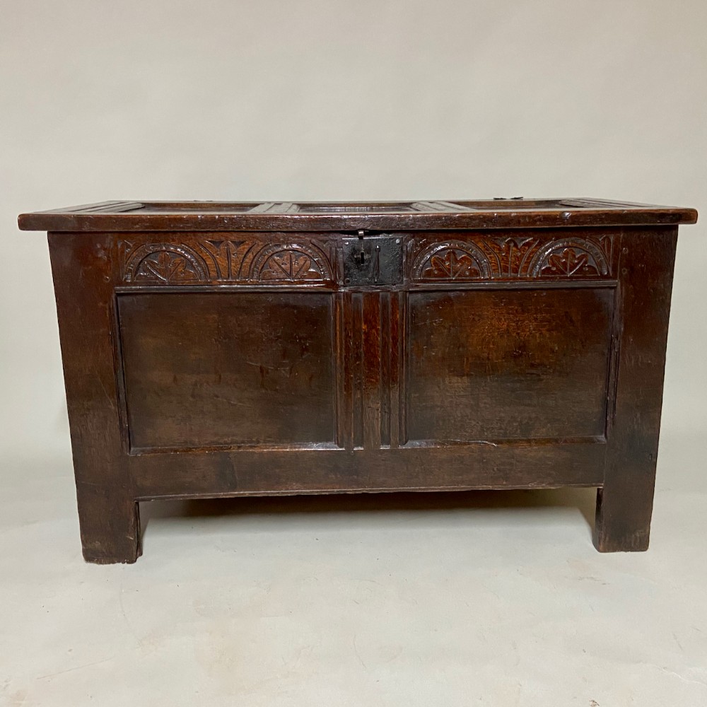 Late Seventeenth Century Oak Coffer