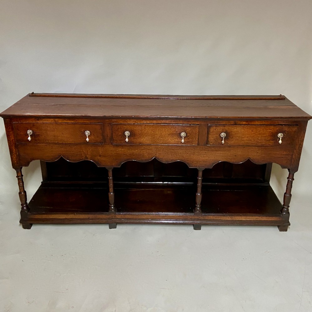 George III Oak Potboard Dresser