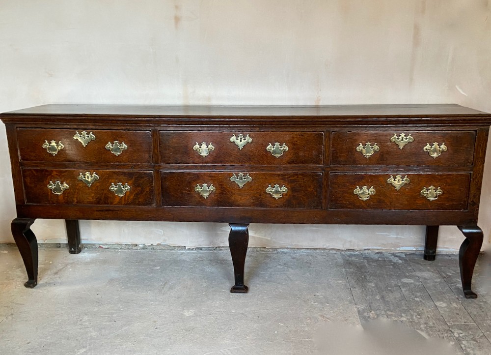 Late Eighteenth Century Oak Dresser Base
