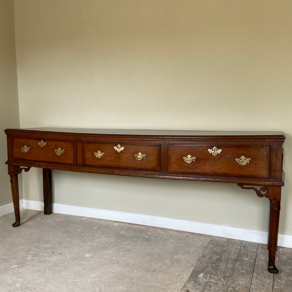 George II Oak Low Dresser