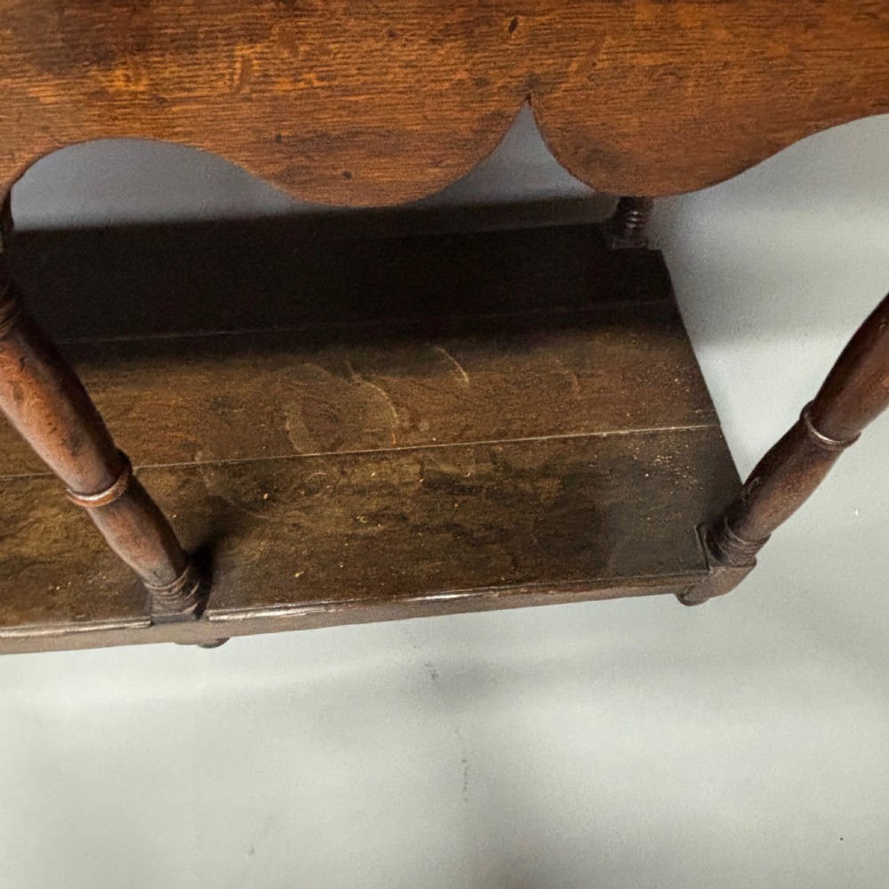 George III Oak Potboard Dresser Base View VII