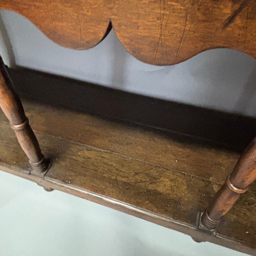 George III Oak Potboard Dresser Base View IX