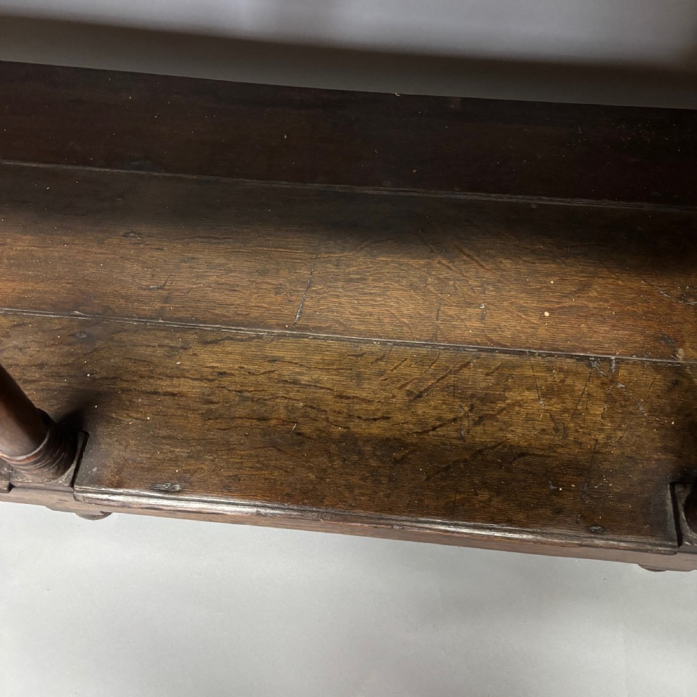 George III Oak Potboard Dresser Base View XIV