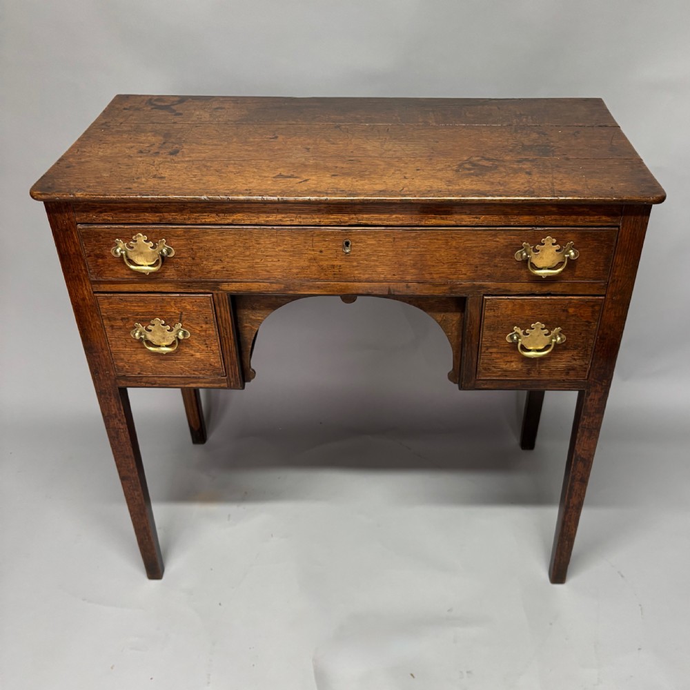 George III Oak Lowboy View II