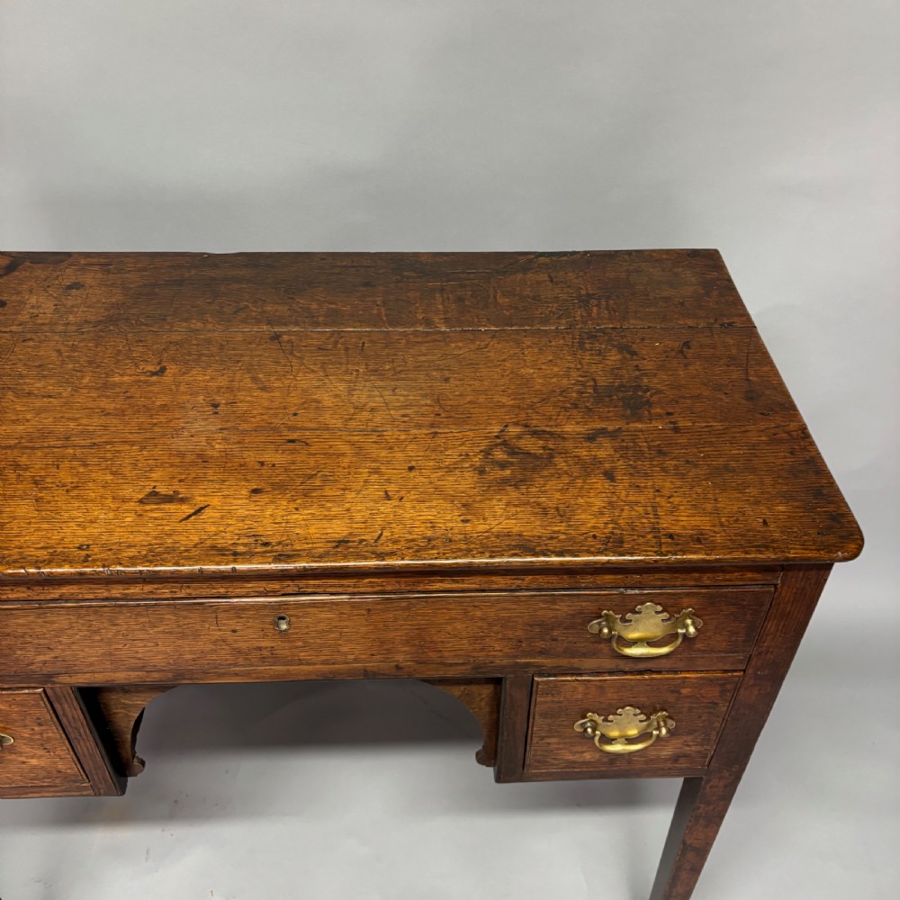 George III Oak Lowboy View III