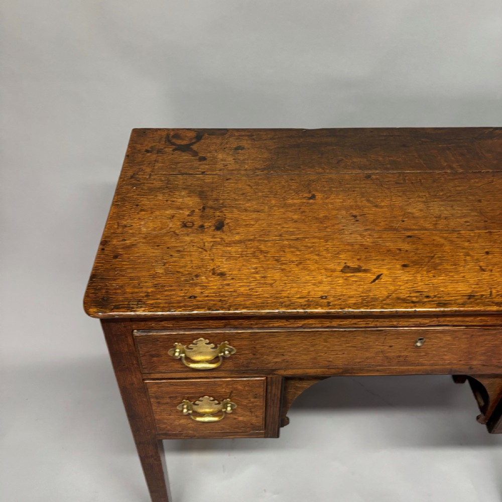 George III Oak Lowboy View IV