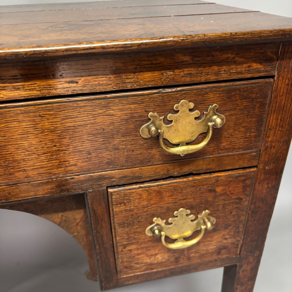 George III Oak Lowboy View VI