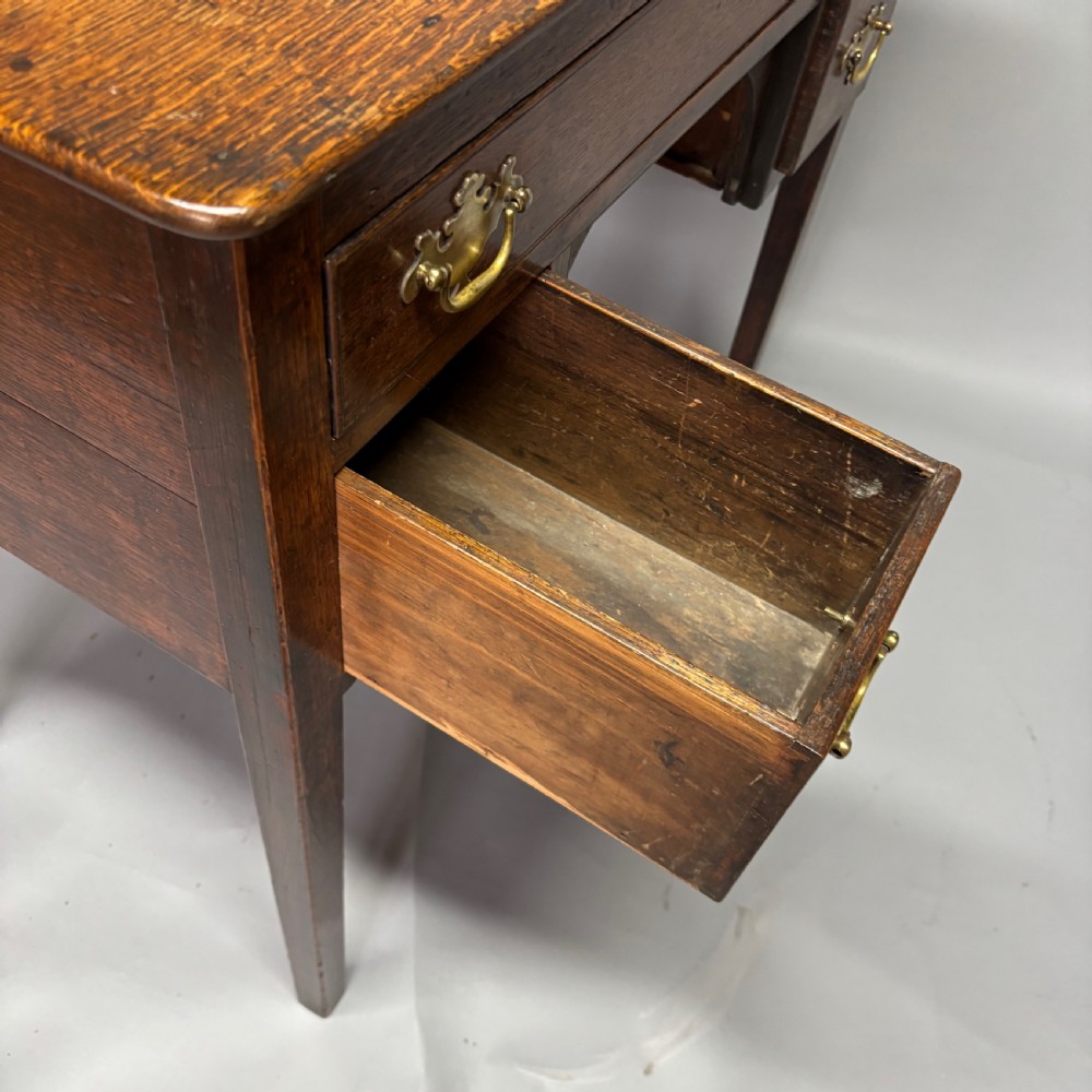 George III Oak Lowboy View VII