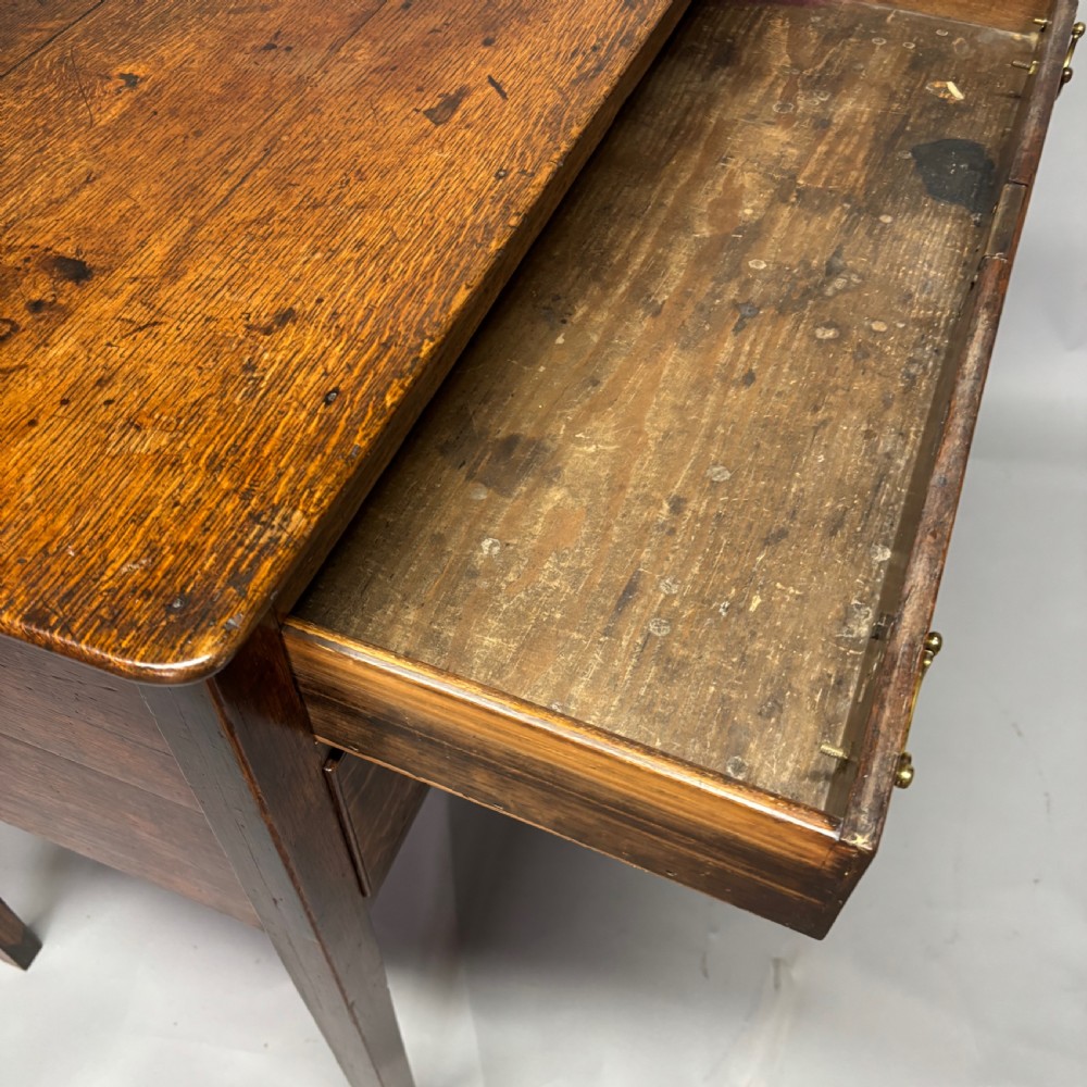 George III Oak Lowboy View IX