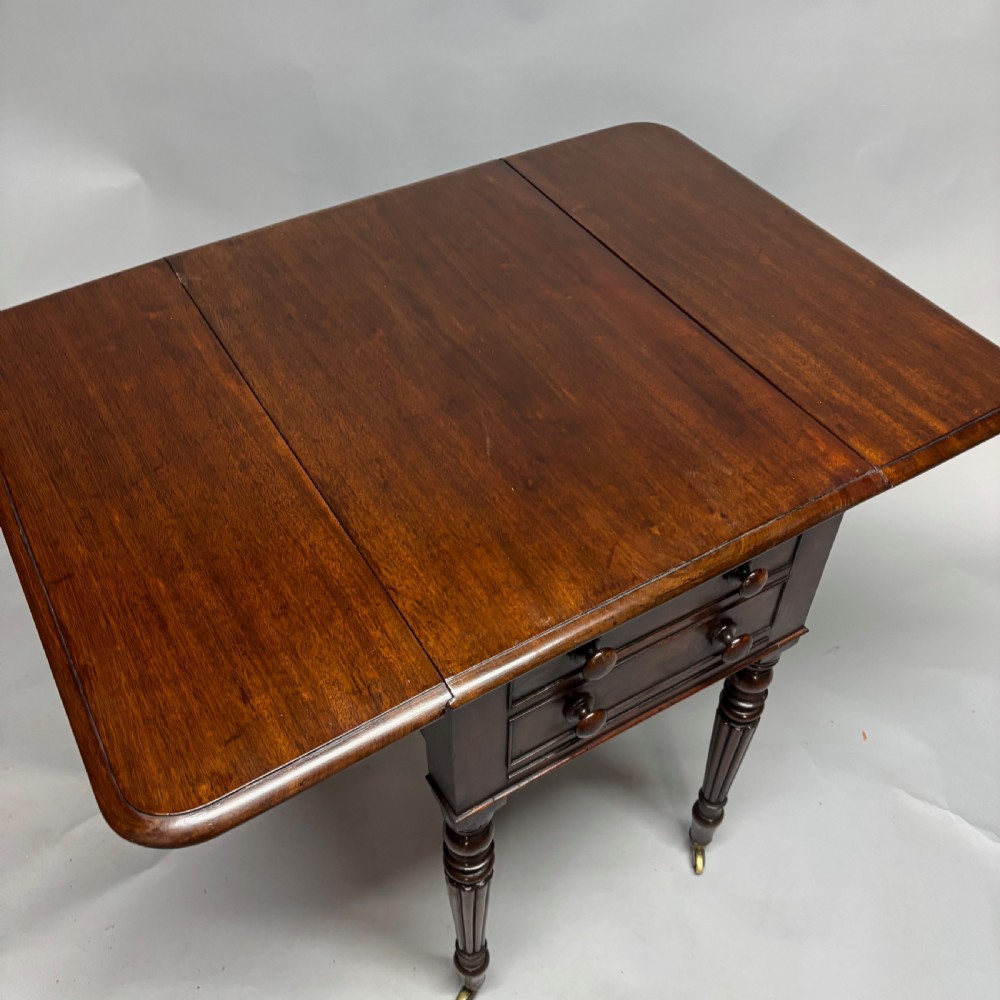 19th Century Mahogany Work Table View V