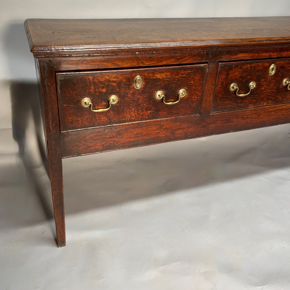 George III Oak Low Dresser View II