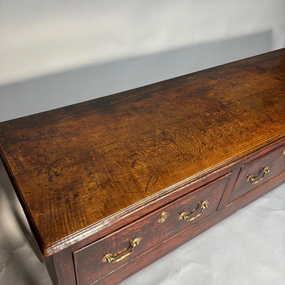 George III Oak Low Dresser View V