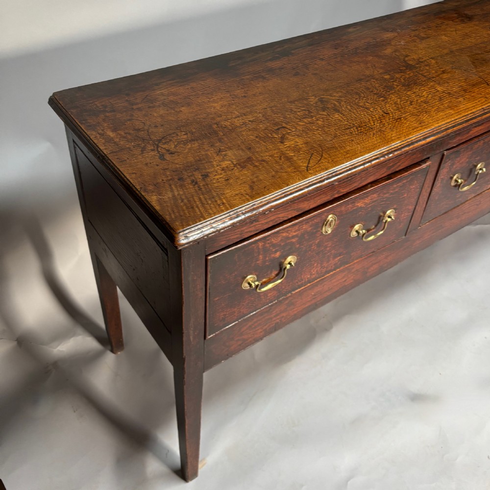 George III Oak Low Dresser View XI