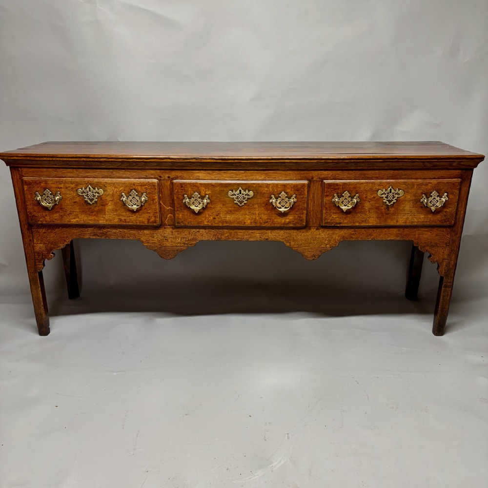 George III Oak Dresser Base