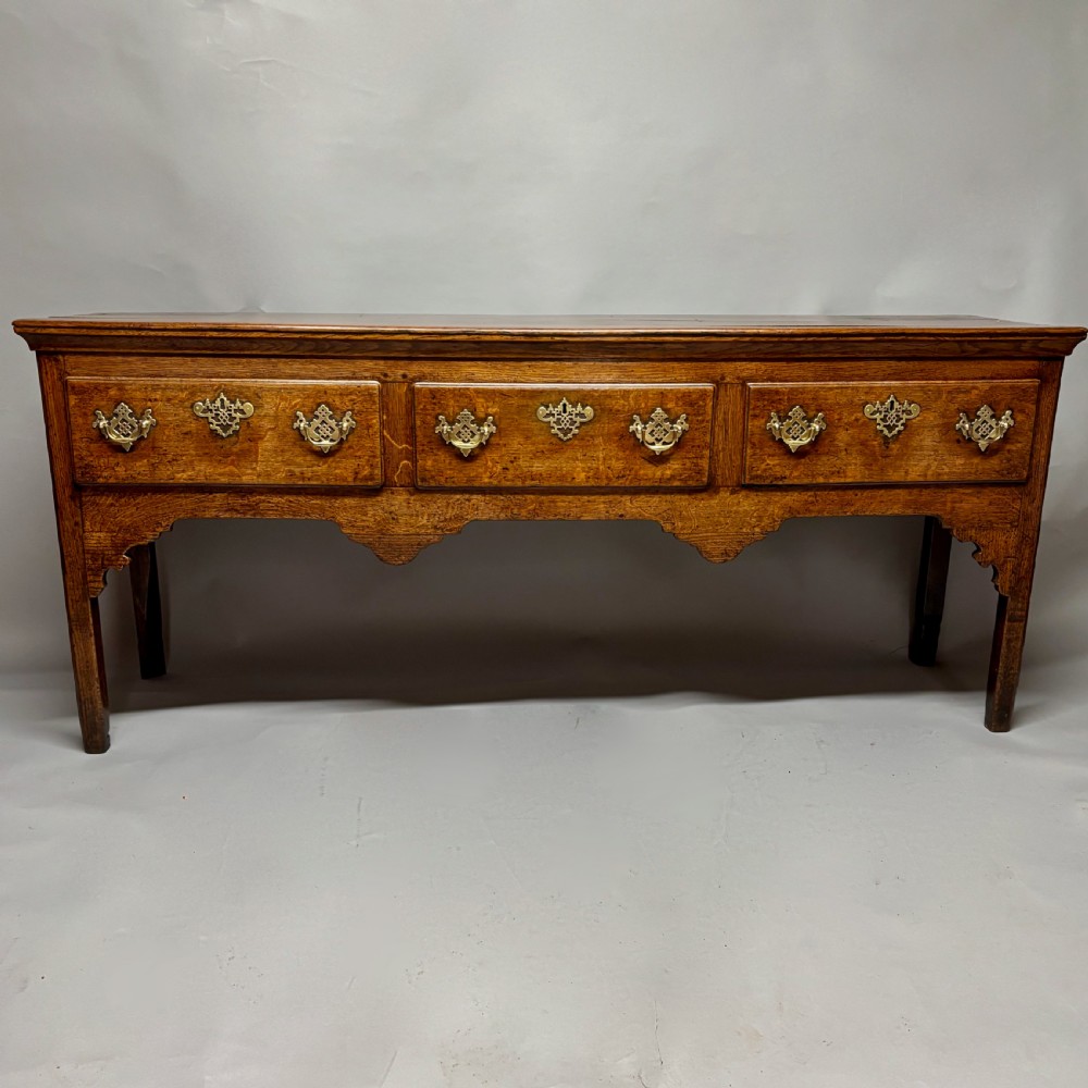 George III Oak Dresser Base View II