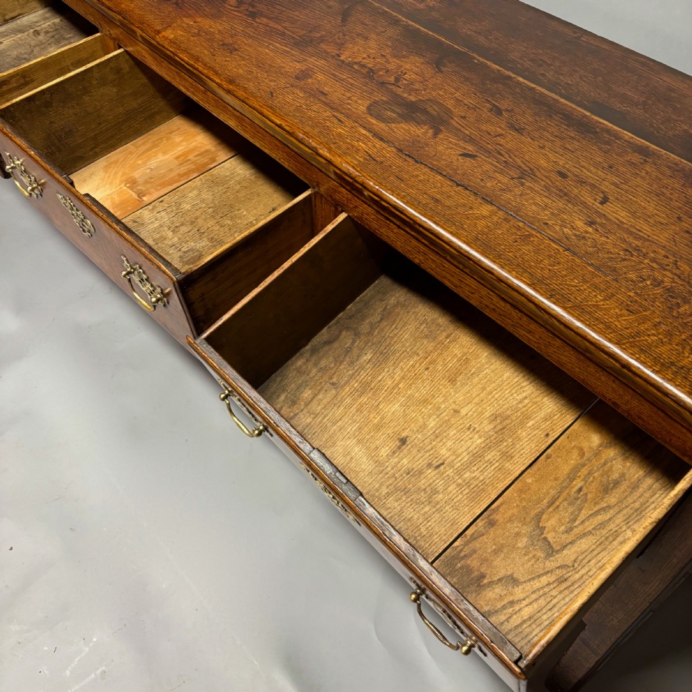 George III Oak Dresser Base View XI