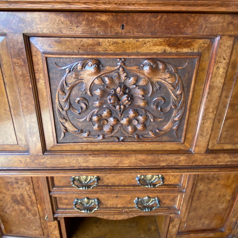 Late Nineteenth Century Pollard Oak Secretaire View II