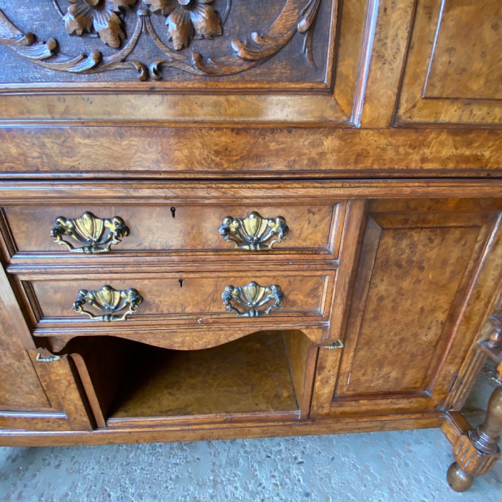 Late Nineteenth Century Pollard Oak Secretaire View IV