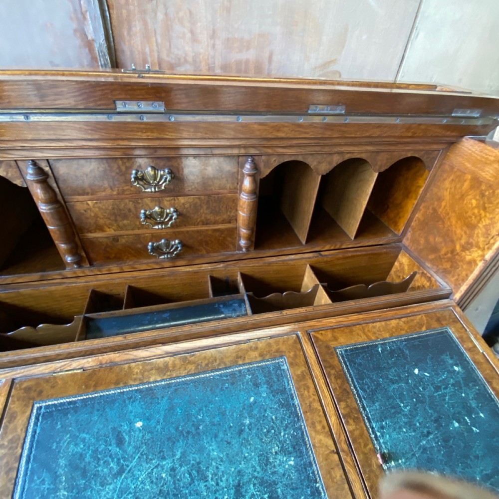 Late Nineteenth Century Pollard Oak Secretaire View VIII